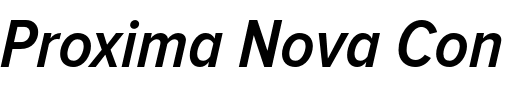 `Proxima Nova Condensed SemiBold Italic` Preview