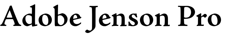 `Adobe Jenson Pro SemiBold` Preview