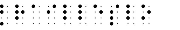 `BrailleSlo 8dot Regular` Preview