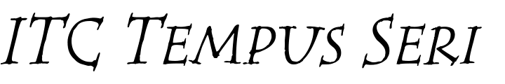 `ITC Tempus Serif Small Caps Italic` Preview
