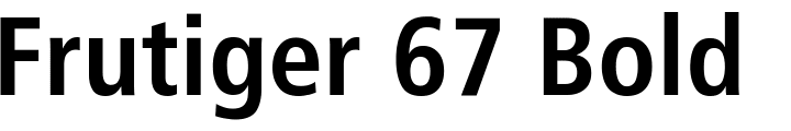 `Frutiger 67 Bold Condensed` Preview