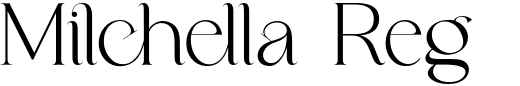 `Milchella Regular` Preview