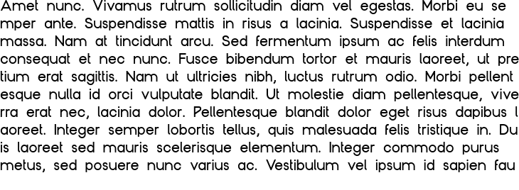 `Gropio Typeface Medium` Preview