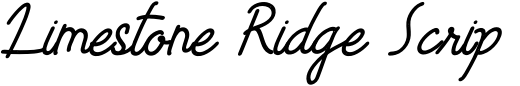 `Limestone Ridge Script Press Regular` Preview