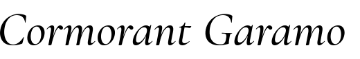 `Cormorant Garamond Medium Italic` Preview