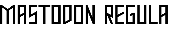 `Mastodon Regular` Preview