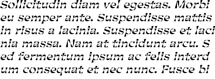 `Calleo Flux Trial Extra Bold Italic` Preview