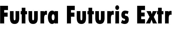 `Futura Futuris ExtraCondensed` Preview