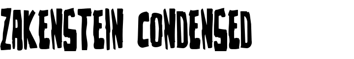 `Zakenstein Condensed` Preview