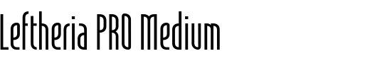`Leftheria PRO Medium` Preview