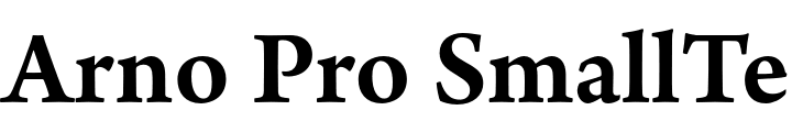 `Arno Pro SmallText SemiBold` Preview
