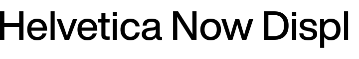 `Helvetica Now Display Medium` Preview