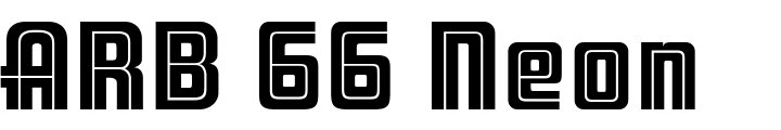 `ARB 66 Neon Line JUN-37 Regular` Preview