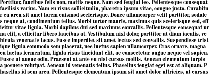 `Century 725 BT Bold Condensed` Preview
