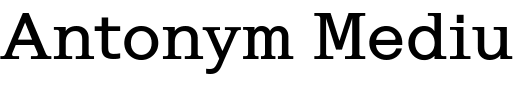 `Antonym Medium` Preview