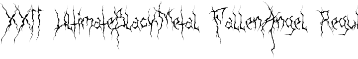 `XXII Ultimate-Black-Metal Fallen-Angel Regular` Preview