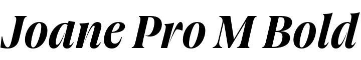 `Joane Pro M Bold Italic` Preview