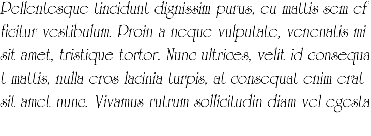 `University Roman Italic` Preview