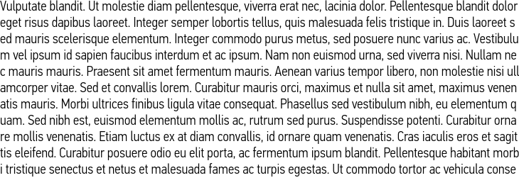 `PF DIN Text Pro Light Condensed` Preview