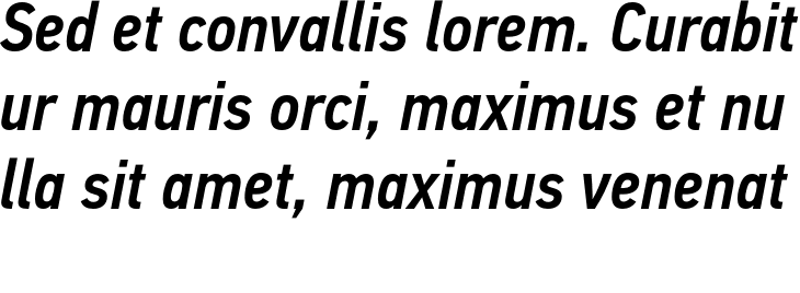 `PF DIN Text Pro Condensed Medium Italic` Preview