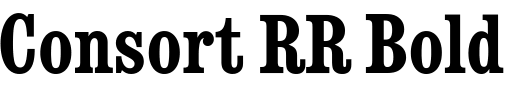 `Consort RR Bold Condensed` Preview