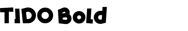 `TIDO Bold` Preview