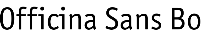 `Officina Sans Book OS` Preview