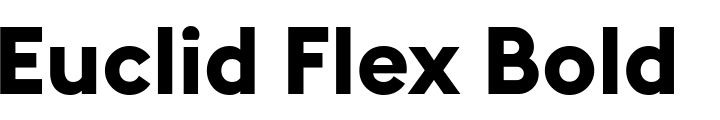 `Euclid Flex Bold` Preview
