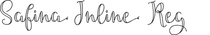 `Safina Inline Regular` Preview