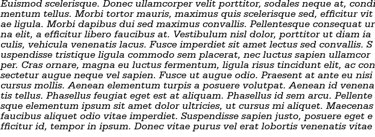 `Serifa Std Italic` Preview