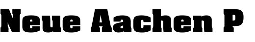 `Neue Aachen Pro Black` Preview