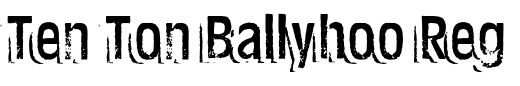 `Ten Ton Ballyhoo Regular` Preview