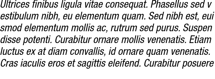 `Helvetica Neue LT Std 57 Condensed Oblique` Preview