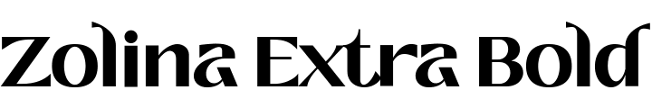 `Zolina Extra Bold` Preview