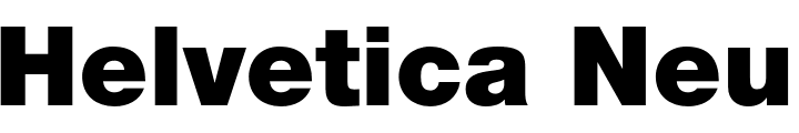 `Helvetica Neue LT Std 95 Black` Preview