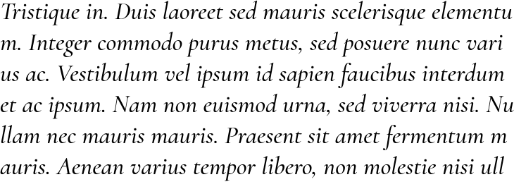 `Cormorant Medium Italic` Preview