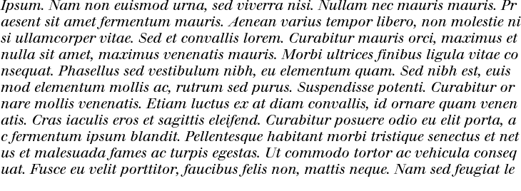 `Berthold Walbaum Book Italic Oldstyle Figures` Preview