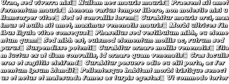`Typoster Outline Italic` Preview
