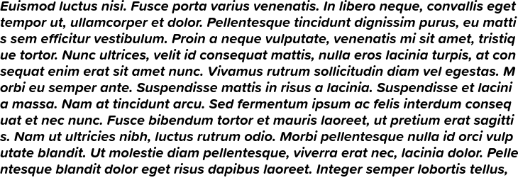 `Proxima Soft Bold Italic` Preview