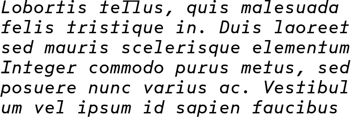 `Method Mono Italic` Preview