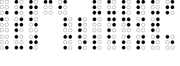 `Braille Outline Regular` Preview
