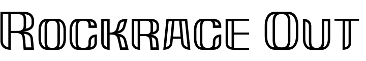 `Rockrace Outlined Regular` Preview