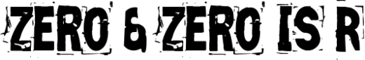 `Zero & Zero Is Regular` Preview