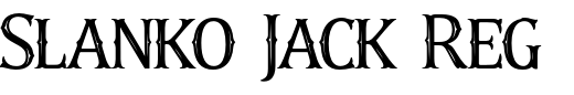 `Slanko Jack Regular` Preview