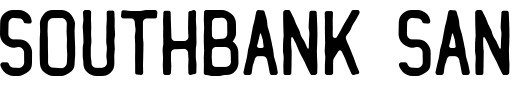 `Southbank Sans Regular` Preview
