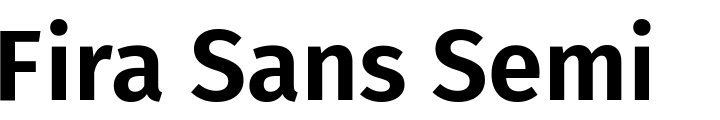 `Fira Sans SemiBold` Preview