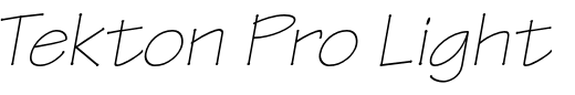 `Tekton Pro Light Extended Oblique` Preview