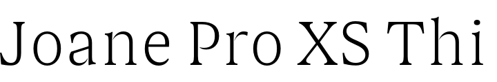 `Joane Pro XS Thin` Preview