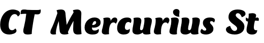 `CT Mercurius Std Bold Italic` Preview