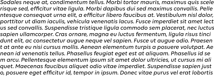 `Volte Medium Italic` Preview